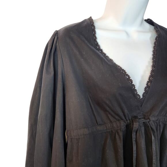 McQ Dress Size Small McQ By Alexander McQueen Black Ruffled Dress IT 38 / US S - Picture 4 of 14